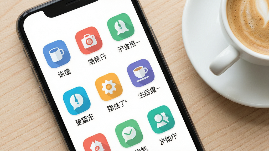 �ֻ�����չʾ��APP�����������ҳ��������Ϊ����״ͼ�겼�֣�ÿ��ͼ���·��������Ĺ������ƣ������԰�ɫΪ�ס�ͼ��Ϊ��ʱ�ƽ��񣬱���Ϊǳɫľ��������һ�����Ⱦֲ�������۸���ˬ��ϸ�����������ʸɾ�