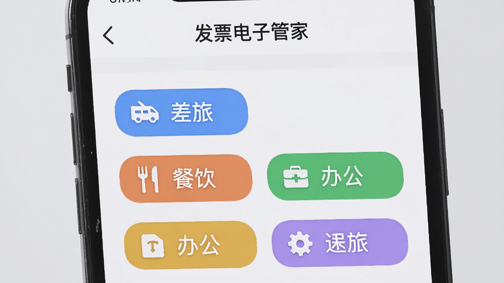 ����������һ���ֻ����棬��������ʾ����Ʊ���ӹܼҡ��ı�ǩ����ҳ�棬�����ɫ��ǩ�硰���á������������칫���������У���ǩ�����ж�Ӧ��Сͼ�꣬����Ϊ��͵�ǳ��ɫ��������ñ�ƽ����Ʒ�񣬲��ֹ�����ϸ�����ַ�������������У����ʸɾ��������޶���Ԫ��
