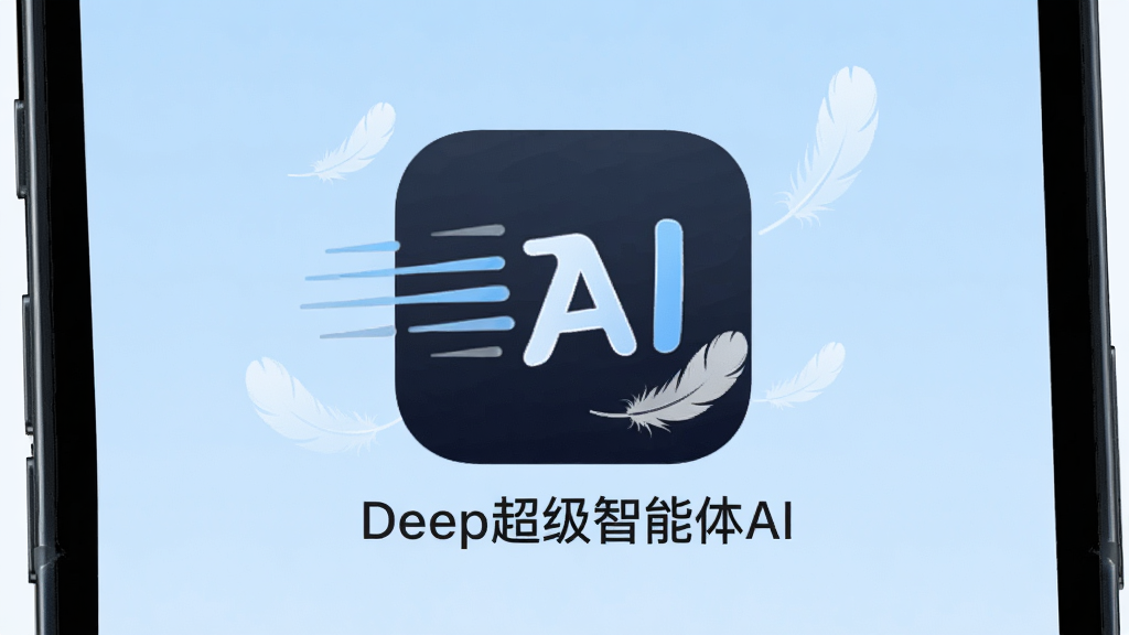����չʾһ���ֻ���Ļ��д����Ļ�С�Deep����������AI��Ӧ��ͼ��λ�����룬ͼ����Χ���ٶ�����������������ëԪ�أ�����Ϊ��ɫǳ������ͼ�����У������ˬ����ϸ�ڰ���ͼ���·����������ơ�Deep����������AI�������ʸɾ��������޶���Ԫ��