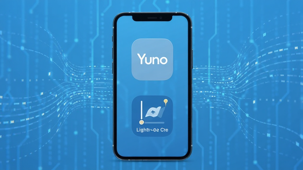 һ���ֻ���Ļ����ʾ��Yuno��Ӧ��ͼ������������ʾ��ͼ����������ɫ��Ϊ��������Ϊ�ֻ����������������������־��жԳƣ����Ƽ���Լ��ϸ�ڱ����ڴ�ռ�õ͵��Ӿ�������ʸɾ��������޶���Ԫ��