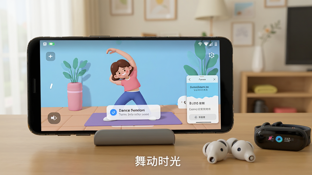 һ��ƽ��������֧���ϵİ�׿�ֻ�����Ļ��ʾ�赸��ϰ���棬������һλ��ͨ������������չ�������ֻ��Ա߷��������������˶��ֻ�������Ϊ���ľӼһ�����������ͣ����Ϊдʵ��Ʒ�����廭��ϸ�ڰ�������ͼ�ꡢȨ�޵���ʾ�����̨���������ý���Сͼ�����������ɾ����޶���Ԫ�أ������·���ע