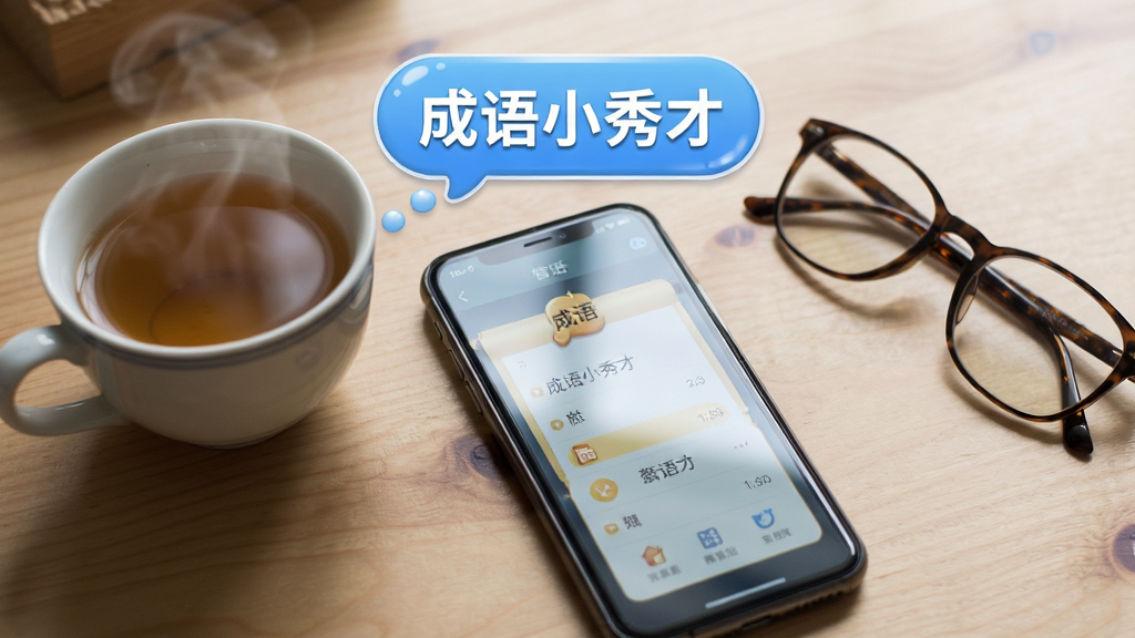 һ�������ֻ���Ļ��ʾ���������棬�Ա߷���һ�����һ���۾����ֻ��Ϸ���