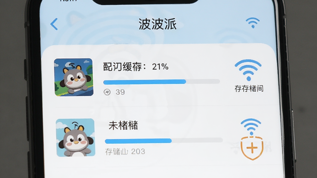 �ֻ���Ļ��ʾ�������ɡ��Ļ���������棬�б������ѻ�����δ�������Ŀ���Ա���WiFi�ź�ͼ����������ʡ��ʶ�����岼��Ϊ���½ṹ�����Ϊ��ˬ��ǳɫϵ����ʾ��ͼ��ϸ����ͻ�������������洢�ռ���ʾ�����ʸɾ������
