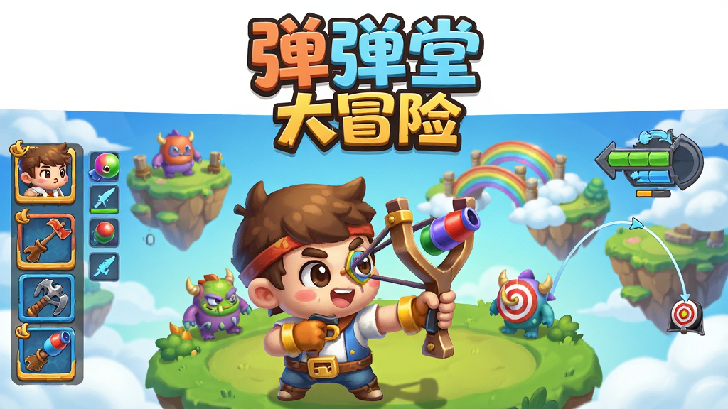 ��������Ϊһ��Q�濨ͨ���ĵ��侺����������ͼ������λ��չʾ�����ô�ð����Ϸ��־�Ե���ϵ��ɫ�ֳֵ�����׼Զ��������ΪƯ��������еĵ���ս�������ֲ������ҶԳƹ�ͼ����������Ϸ��ɫ�����������Ҳ�չʾ����ָʾ���������߹켣�ߣ��Ű��Ϸ��������ڷ�����Ϸ�������֣����Ϊ�������õĿ�ͨ��Ⱦ��ϸ�ڰ�����ɫ�ڵ����ƶ䡢�ʺ�����Q�����б꣬���������ɾ����޶���Ԫ�أ�����������ɻ��ֵľ�����Χ