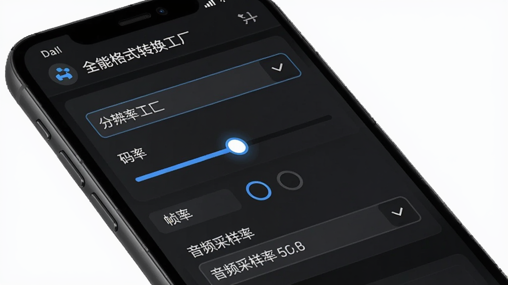 手机界面中展示
