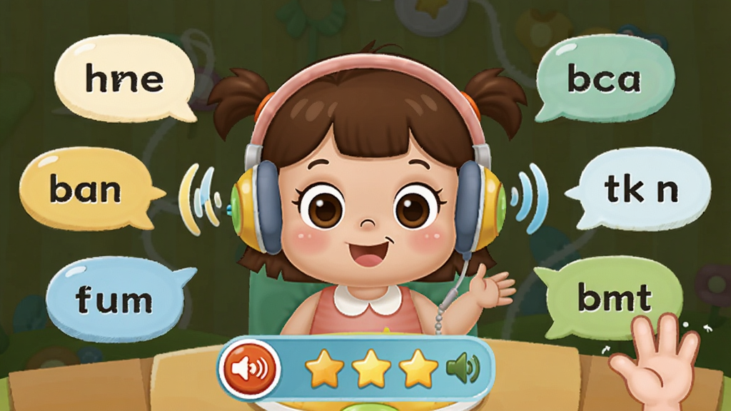 ������ʿӢ�﷢��ѧϰ���棬����չʾһ��СŮ�����Ŷ�������Ӣ�ﵥ�ʵĳ�����������Ů���ͷ�������ͼ�꣬����Ϊ�����������ܻ��Ƶ������ݣ��Ű������ˣ����Ϊ��ܰ�Ŀ�ͨ�����廭���ϸ�ڰ���¼����ť�������������Ǻ͹������ƣ������������������ɾ��޶���װ��