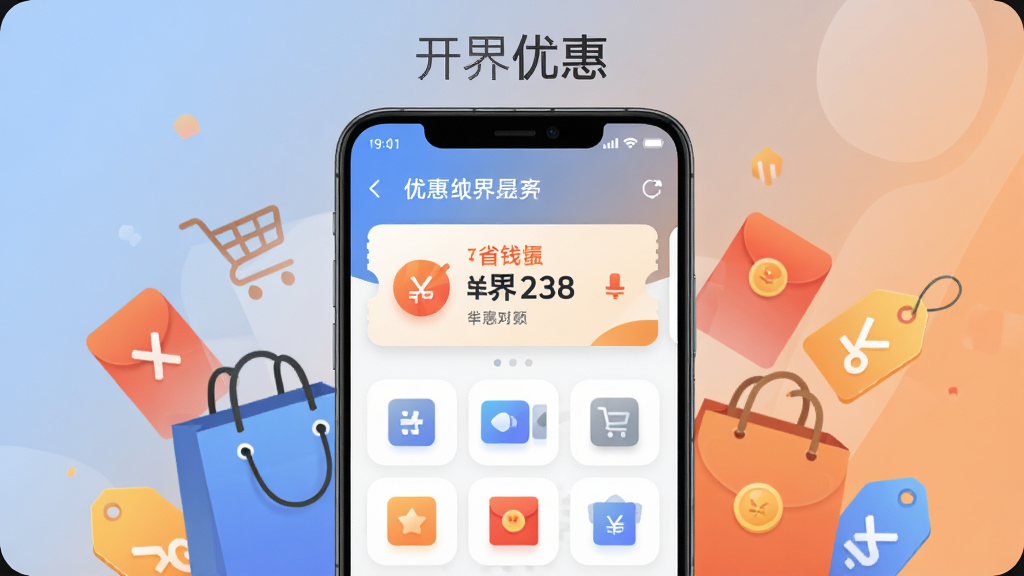 ����Ϊһ����׿�ֻ����з��ã���Ļ��ʾ�Ż�ȯ��Ƭ��ʡǮ���Ľ��沼�֣��ֻ����໷�ƹ������������ۿ۱�ǩ��Ԫ�أ��Ű�������½ṹ�Ϸ��������������·�����ͼ�����У����Ϊ��ˬ��ƽ���Ƽ��磬ϸ�ڰ�����͵����Ƚ��䱳����Բ�ǿ�Ƭ��������ͼ����ߣ����ʸ���ɾ��޶���Ԫ�أ�ͼƬ�д����֡������Żݡ�