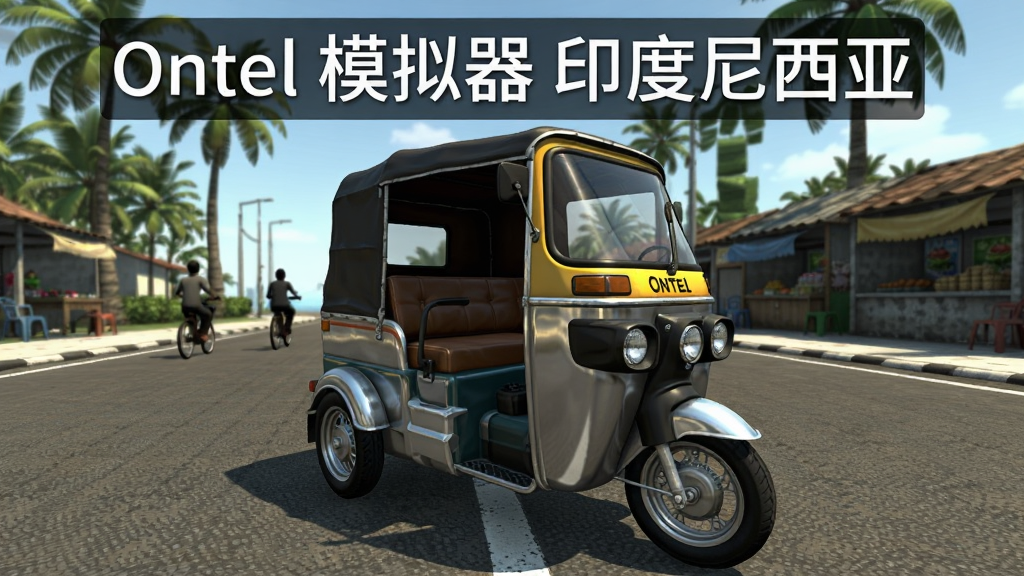 ����������һ������ӡ�������ǽ�ͷ��ɫ��Ontel����ģ�⳵����ͣ�����ȴ�����ֵ����룬���ֲ��þ��й�ͼ������ռ�ݻ����Ӿ����ģ���Χ��������ͼ���������Ϊ������׺���Ű����������ơ�Ontel ģ���� ӡ�������ǡ��԰�͸�������ʽ�����ڻ����Ϸ������Ϊдʵ������Ϸ����ͼ��ϸ�ڰ��������������⡢·��������Զ�������߼�Ӱ�����������ɾ����޶���Ԫ��