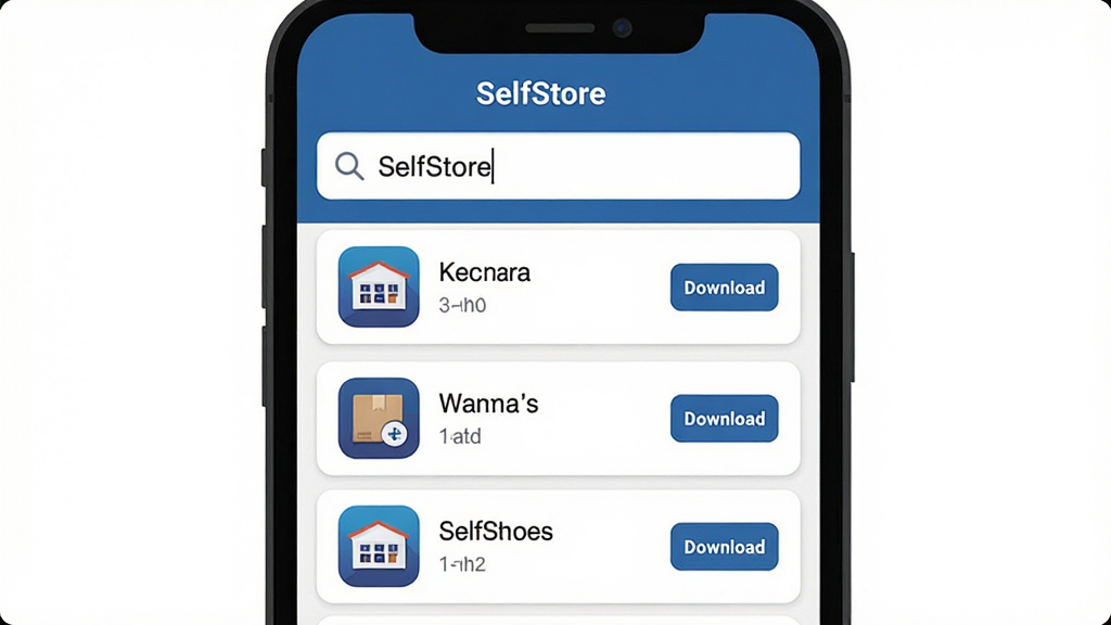 һ��չʾ��SelfStore��Ӧ�����������ʾ��ͼ����������Ϊ�ֻ���Ļ����Ļ����ʾ������������ؼ��ʺ󵯳���Ӧ���б����б�����Ӧ��ͼ�ꡢ���������ذ�ť������Ϊ�������еĿ�Ƭʽ�ṹ�����Ϊ��ƽ����ƣ�ϸ�����������ʸɾ����޶���װ��