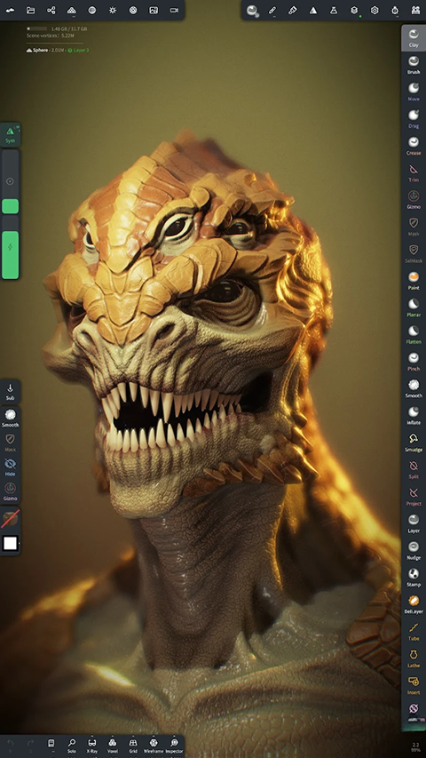 Nomad Sculpt(3D��̽�ģ)��ͼ4