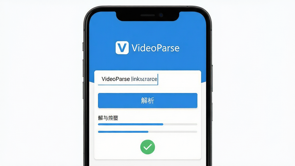 VideoParse����������չʾ������Ϊһ����׿�ֻ���Ļ����Ļ������ʾ��������������������ť������Ϊ���½ṹ���Ϸ�Ϊ�������ơ�VideoParse����ʶ���·�Ϊ���������Ű��������׳��㣬���Ϊ�ִ���ƽ���Ƽ�����ɫ��ϸ�ڰ���������ꡢ������������ɹ�״̬ͼ�꣬���ʸ���ɾ����޶���װ��Ԫ��