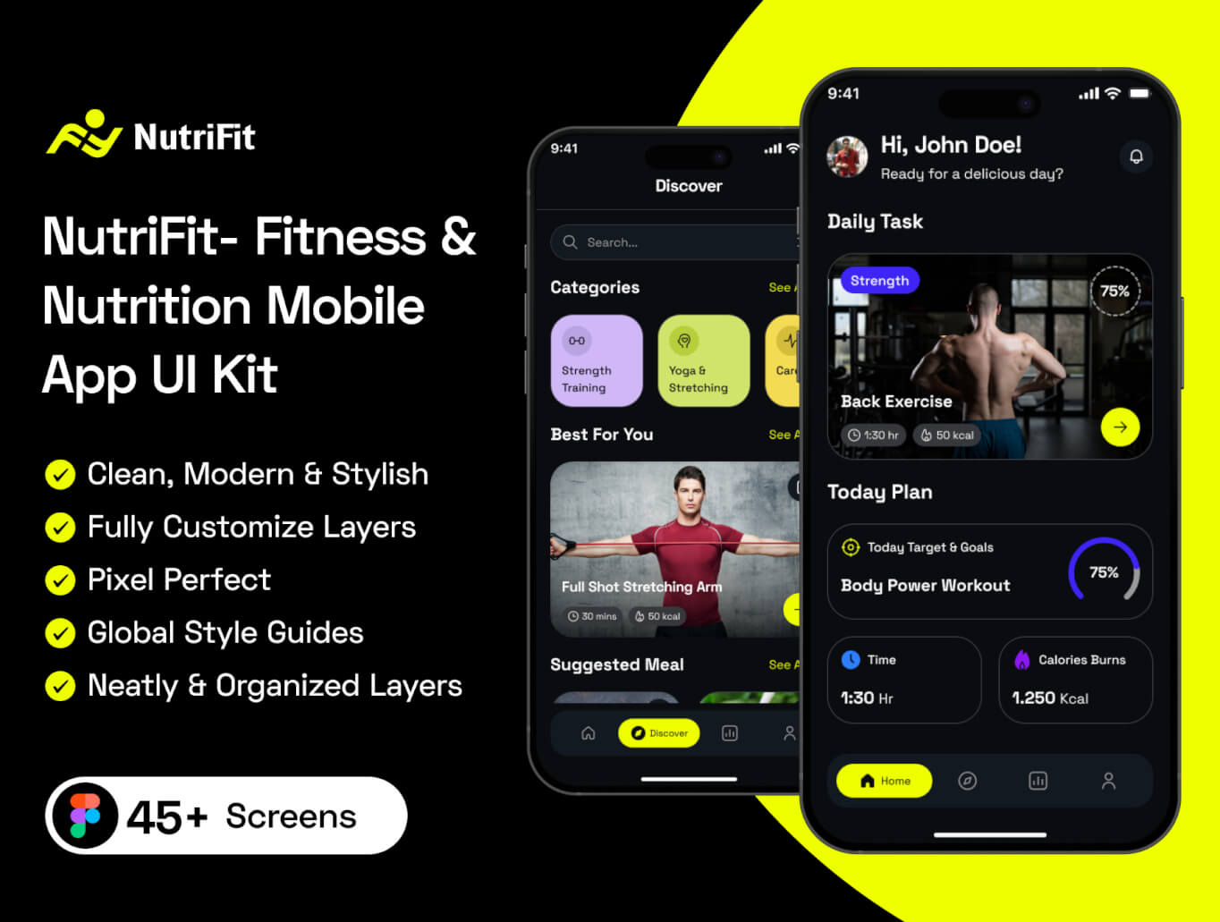 NutriFit 安卓版 界面操作