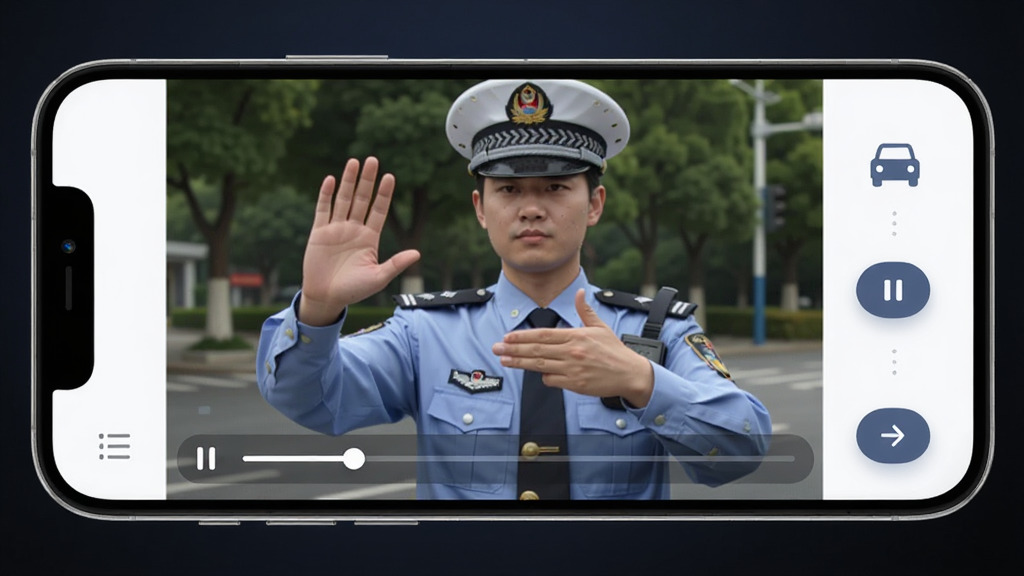 ����Ϊѧ���ܼ���Ƶ������棬�ֻ���Ļ��ʾ��ͨ���ƽ�ѧ��Ƶ���Ż��棻����Ϊ�ֻ���ž��У�����Ϊ��ɫ���䣻�Ű�Ϊ�ֻ�ռ���壬���Ž��������������Ϊ�ִ���ѧ��ƵUI�磻ϸ��Ϊ�����н������ƶ�����׼�����水ť��ࣻ���ʸ��塢�ɾ����޶���Ԫ��