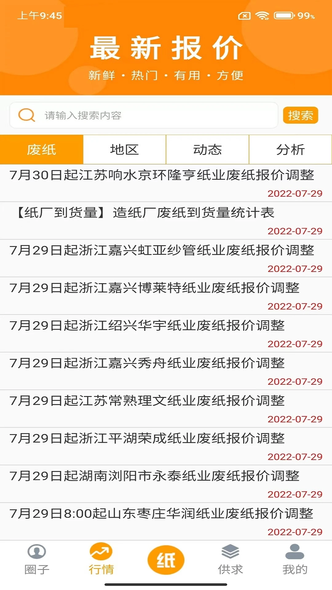 ��ֽȦv1.3.9 ��ֽ������Ϣƽ̨��ͼ3