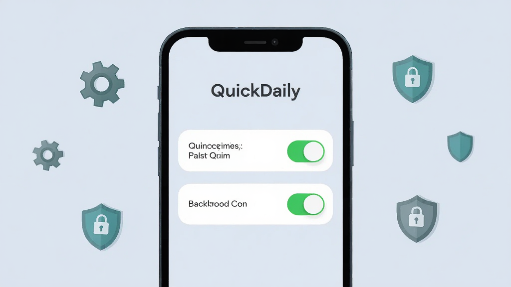 ��������Ϊ�ֻ���Ļ��ʾ QuickDaily ��Ȩ����������ҳ��ҳ������֪ͨȨ�����̨������������ͼ�ꣻ����Ϊ�ֻ����У���Χ���Ƴ��������Сͼ���ʾ�����밲ȫ���Ű�����Ļ������ʾ 