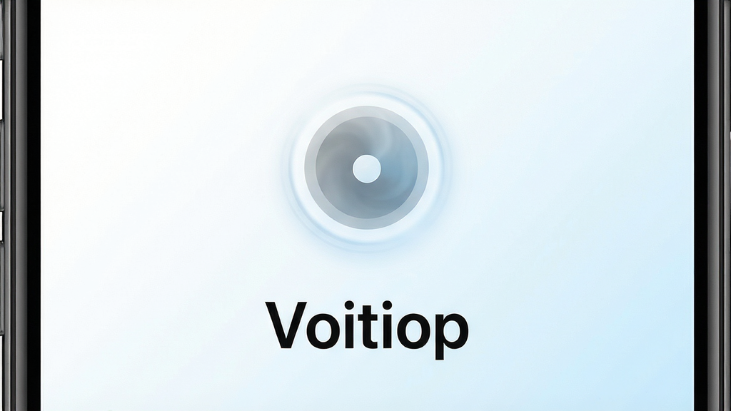 ����������һ���ֻ���Ļ��д����Ļ������ʾ Voltip ���������棬һ����Լ��Բ�μ���ͼ�����ڿ�����ת���·����������� Voltip ����������Ϊ�ֻ���Ļ�������棬����ͼ�����ƫ�ϣ��Ű���Գƣ����Ϊ�����ƽ��������Ϊ���׵�ǳ�����䣻ϸ���ϼ���ͼ�����ϸ΢���Σ������������������ʸ��壬����ɾ����޶���Ԫ��