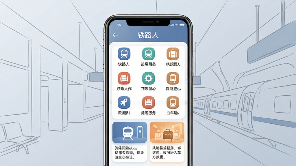 ��������Ϊ����·�ˡ�Ӧ��վ������ҳ�棬�����ֻ����У���Ļ��չʾ������ʩͼ��������ͼ��˵����Ƭ������Ϊ������ɫ���䣬�����Լ�Լ�������ճ�վ�����������Ű�������½ṹ������º����У�ϸ��ǿ��ͼ��ͳһ�������ֿɶ��ԣ����ʸɾ����޶���Ԫ�ء�