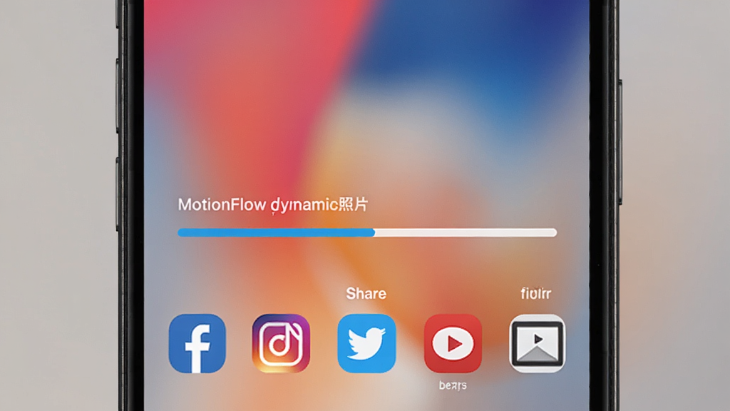 MotionFlow��̬��Ƭ�����������棬�ֻ���Ļ��ʾ���ڵ�����̬��Ƭ�Ľ��������·��ж���罻ƽ̨ͼ�����У�����Ϊ����ɫ��ͻ����������ԣ������������ɾ��޶���Ԫ��
