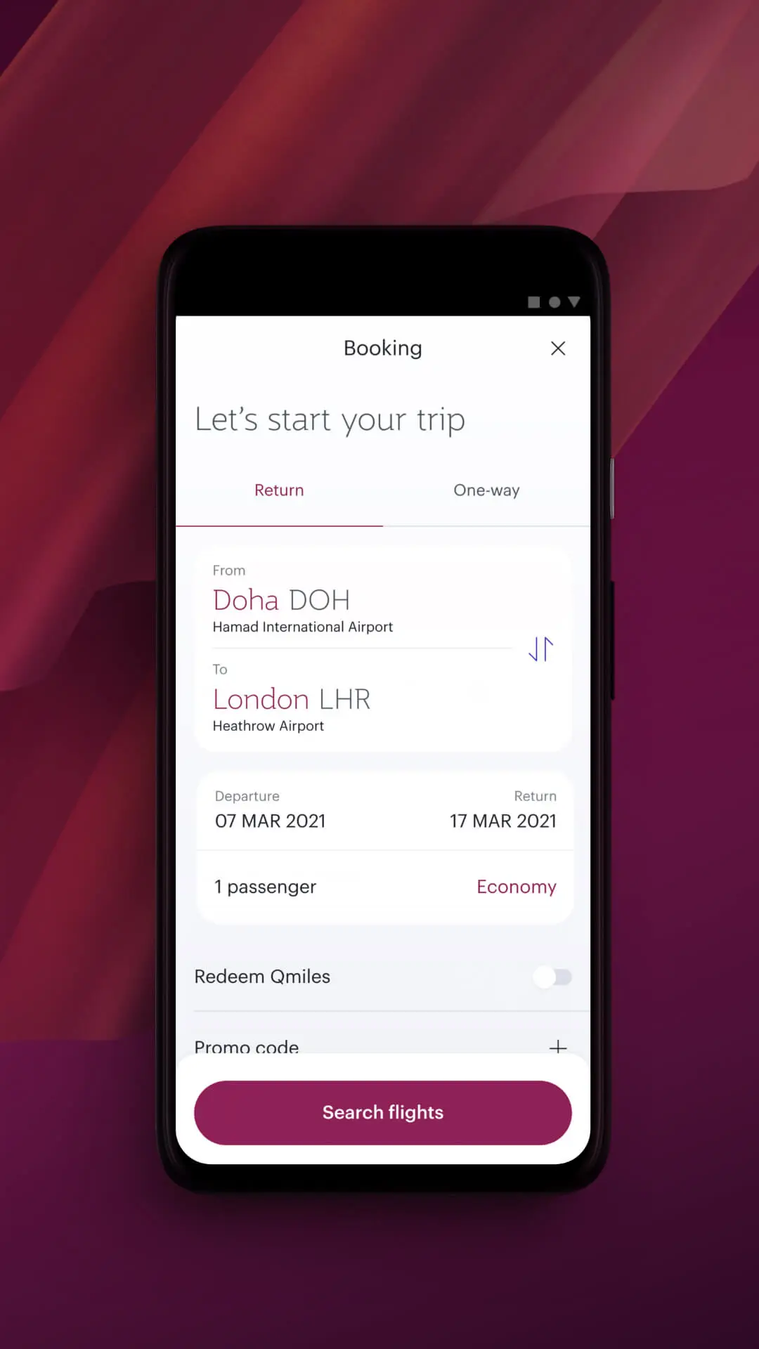 卡塔尔航空(Qatar Airways)截图4