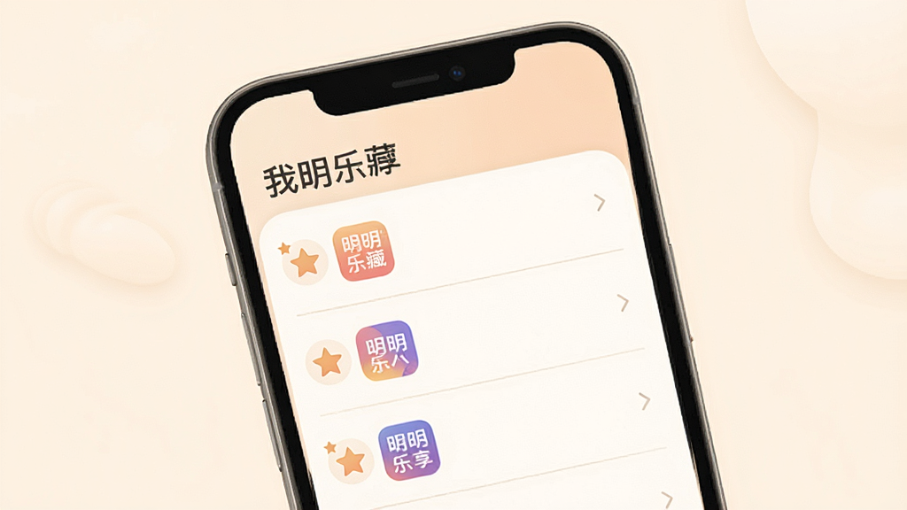һ���ֻ�Ӧ���ղؼн����չʾͼ�������������ֻ���Ļ����Ļ�ϳ���