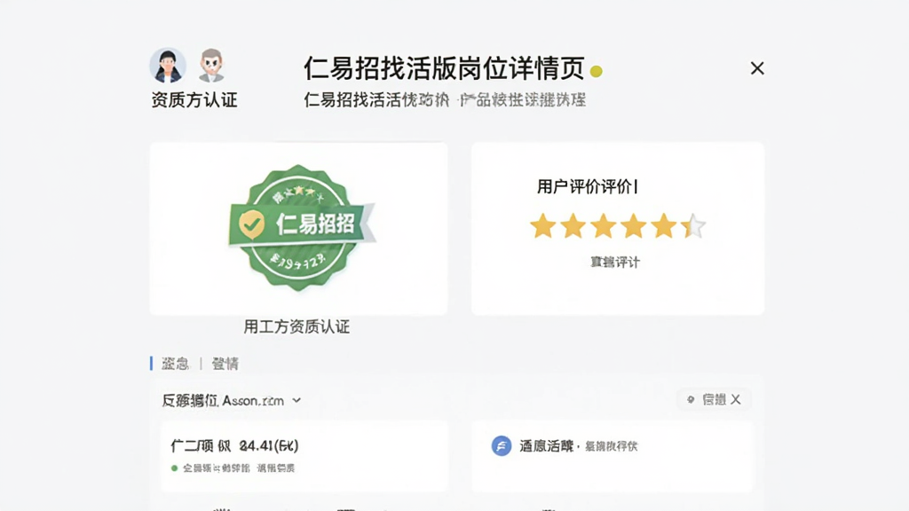 �������һ���λ����ҳ�棬չʾ�ù���������֤��ʶ���û������Ǽ���ҳ�沼����������Ϣ��η�����ǳɫ��������ƽ����ƣ����ʸɾ�