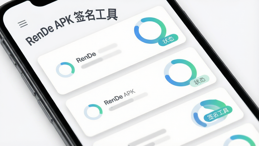 ����Ϊ�ֻ���Ļ��ʾ���APK�ļ���Ƭ�������У�����Ϊ�б�ʽ��ͼ��ÿ�ſ�Ƭ�Ҳ����Բ�ν��Ȼ���״̬��ǩ���Ű����������ơ�RenDe APK ǩ�����ߡ������ɫ�������ڻ������Ͻǣ����Ϊ�ִ���ƽUI���ϸ�ڰ�����Ƭ���ϸ΢��Ӱ�ָ������Ȼ������̽�����䡢״̬��ǩ��Բ�Ǿ�����ۣ������������ɾ��޶���Ԫ��