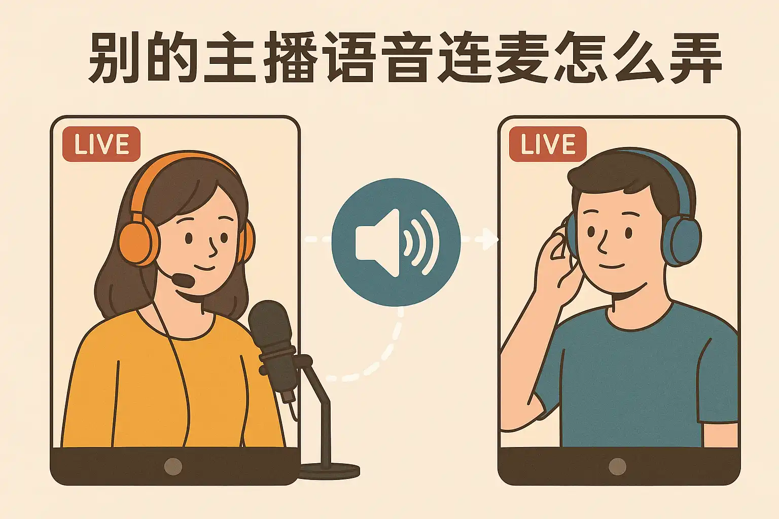 圆桌直播连麦问答技巧图示