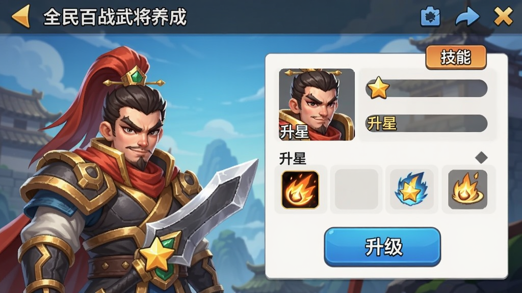 ���壺ȫ���ս�佫���ɽ��棬���Ϊ�佫���棬�Ҳ�Ϊ��������������ť���������������ͨ��ϸ����ʾ�����ǡ��������ܡ���ǩ�����ʸɾ���